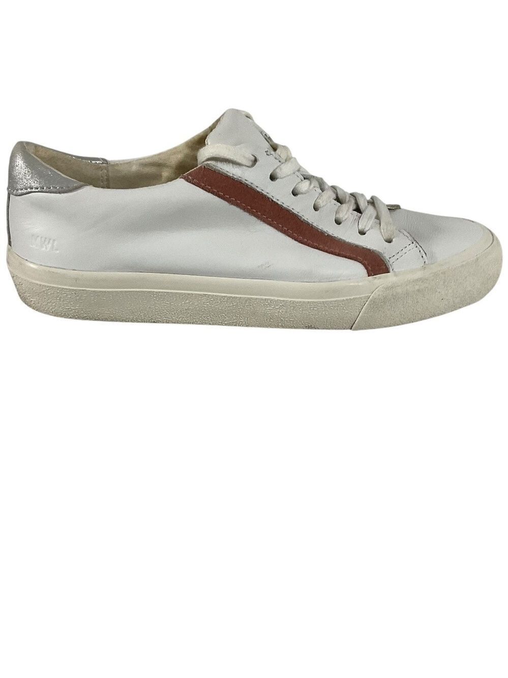 Madewell Delia Sidewalk Low-top Sneakers White Classic Leather size 7 - Picture 7 of 13